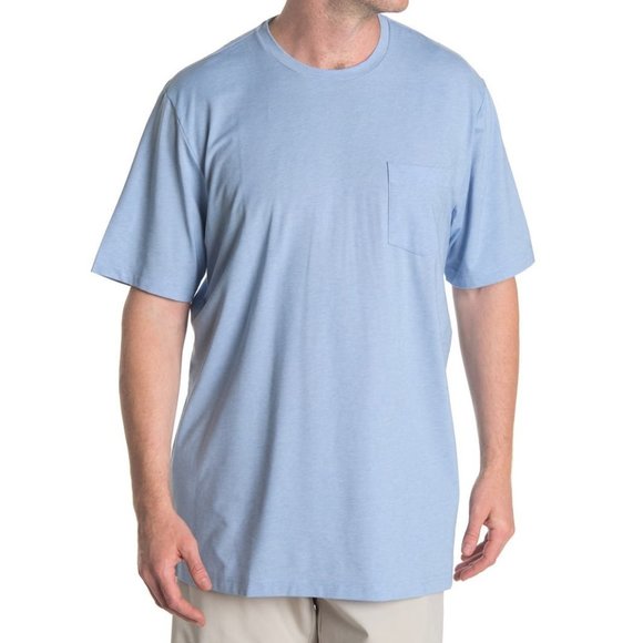 Travis Mathew Final Sale Men's Backdoor Cover Performance Crew T-Shirt Allure M - Picture 1 of 3